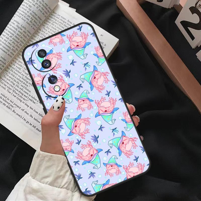 Чехол-лягушка-ведьма For Honor Magic 5 6 7 8 Pro Для Honor 200 400 70 90 Lite X8c X8b X9a X9b X9c X9d Win RT