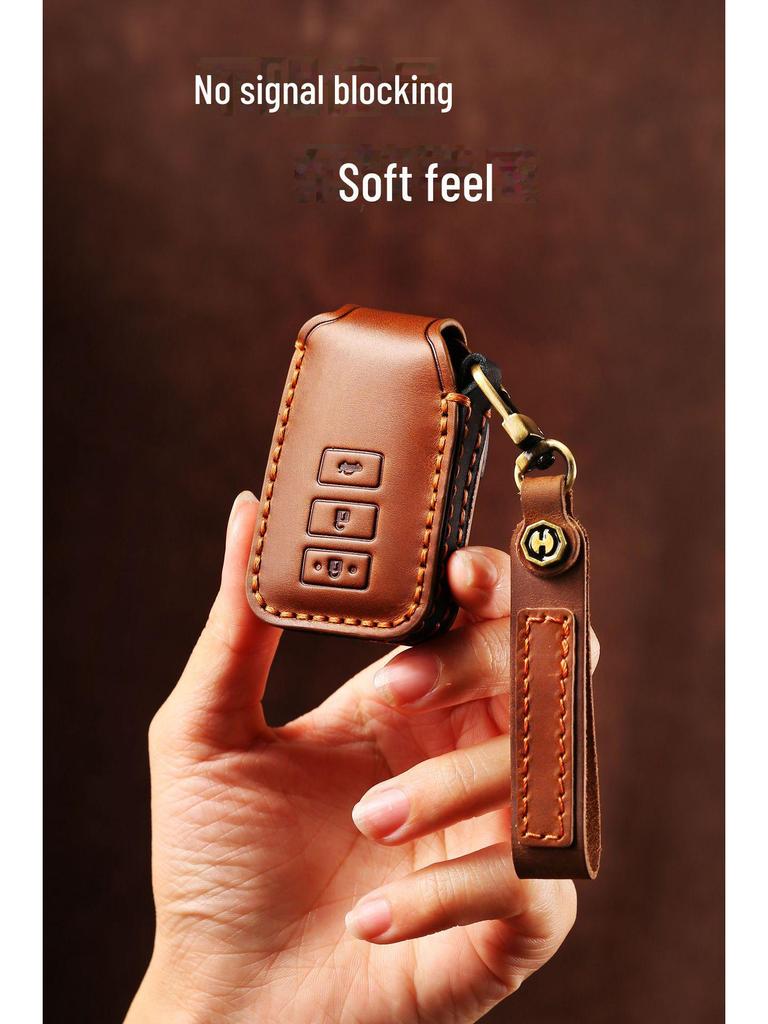 Кожаный чехол для ключа для моделей Toyota Vios, Yaris, Hiace и S/Spade