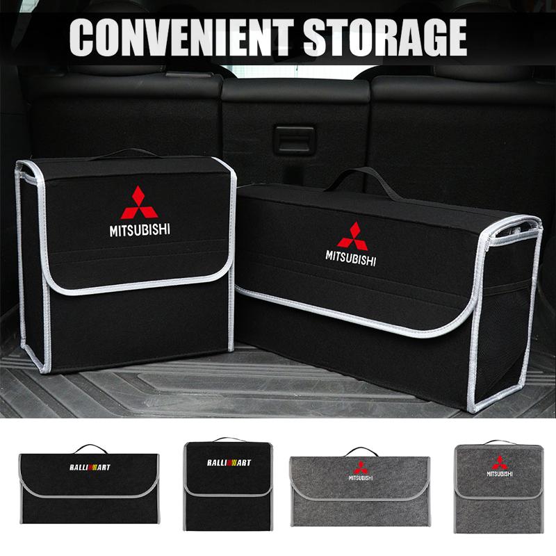 1 шт. Контейнер для хранения мелочей и наведения порядка, Автомобильный ящик для хранения в багажнике для Mitsubishi Lancer 10 Xpander Pajero 4 Montero V73 Triton Evolution