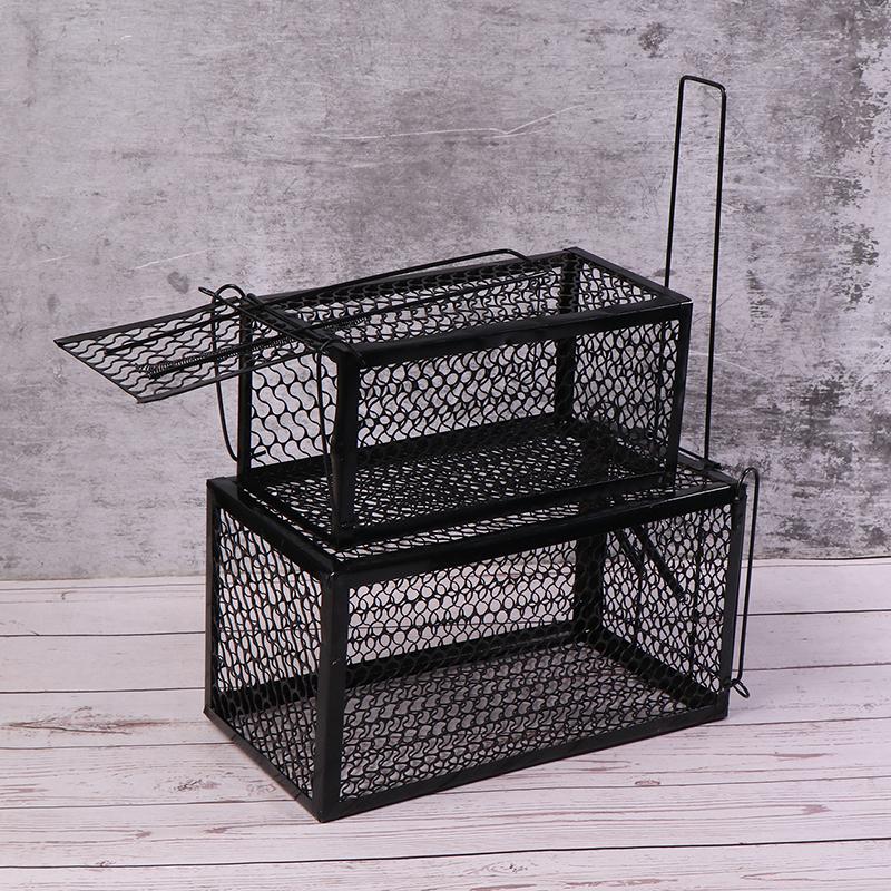 Mice Trap Cage Rodents Trap Mouse Catcher Animal Control Self-Locking Mousetrap Reusable Catch Rat Implement Trap Rat Cage