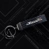 1PCS Motorcycle Keychain For Suzuki Katana GSX 400 600 650 750 1000 F Logo Widget Ornaments Metal Carbon Fiber Leather Key Chain