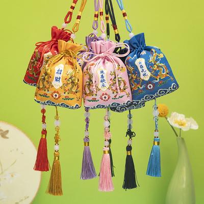Сумка Dragon Year Fu Саше Новогодний автомобильный кулон Маленький пакетик Фестиваль лодок-драконов Сумка для ручной клади Древняя лавандовая сумка