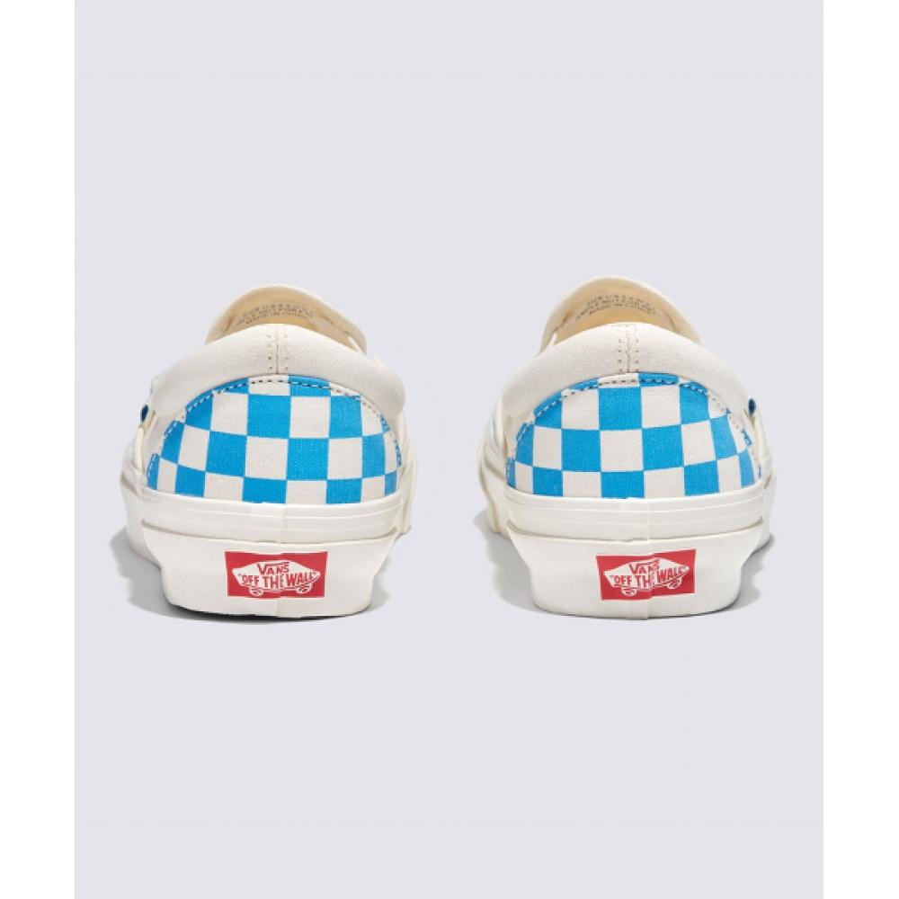 Vans Mte Slip On Issue 98 шахматная доска циан синий Vn000cwa0h71