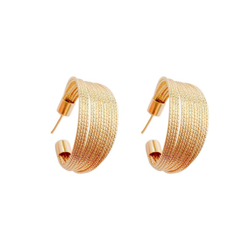 Серьги-кольца S925 с иглой, большие, элегантные, минималистичные, украшения легкой роскоши