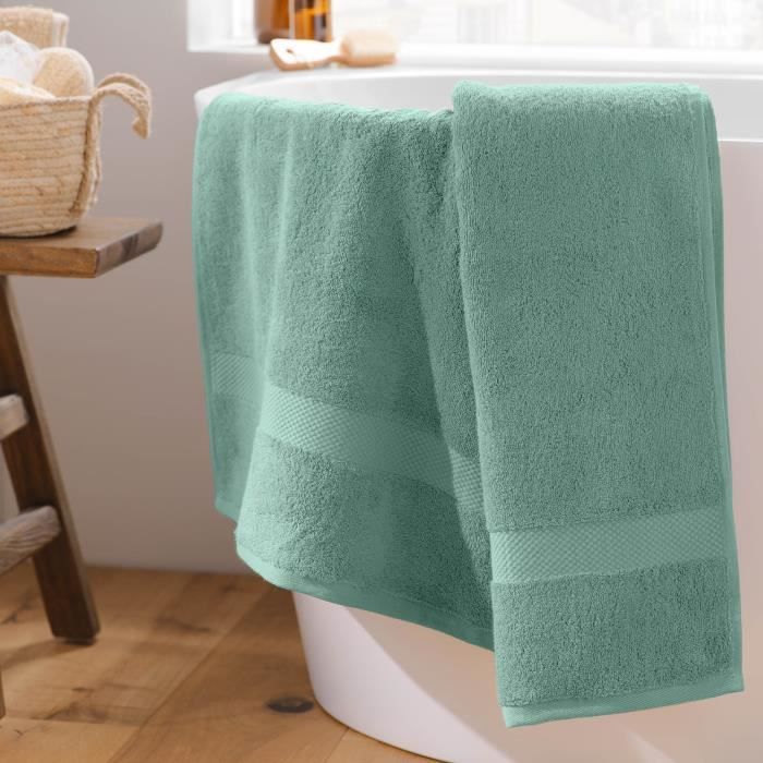 Serviette de bain - Elegante - Celadon - 90 x 150 cm - 100% coton - 600 gr/cm²