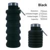 Silicone Water Cup Outdoor Use Water Bottle Foldable Lightweight to Carry reusable Telescopic Cup Travel Water Bottle for Outdoor Use sports trips