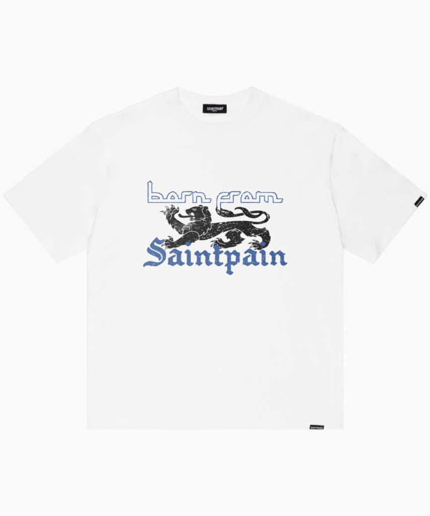 SAINTPAIN Sp Medieval Emblem Short Sleeve T-Shirt White