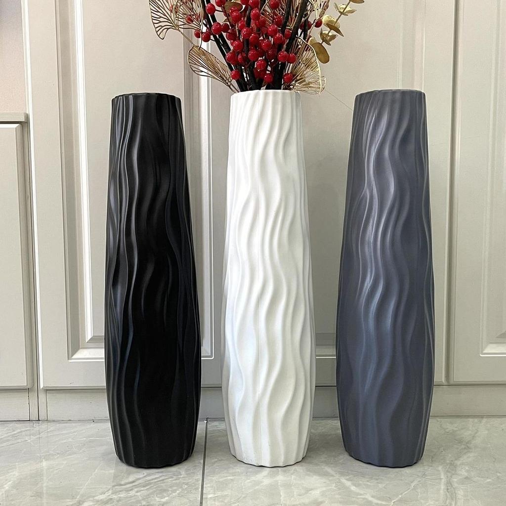 Plastic Tall Vase Standing Extra Large Floor Vases Modern Gift Home Decor 58cm