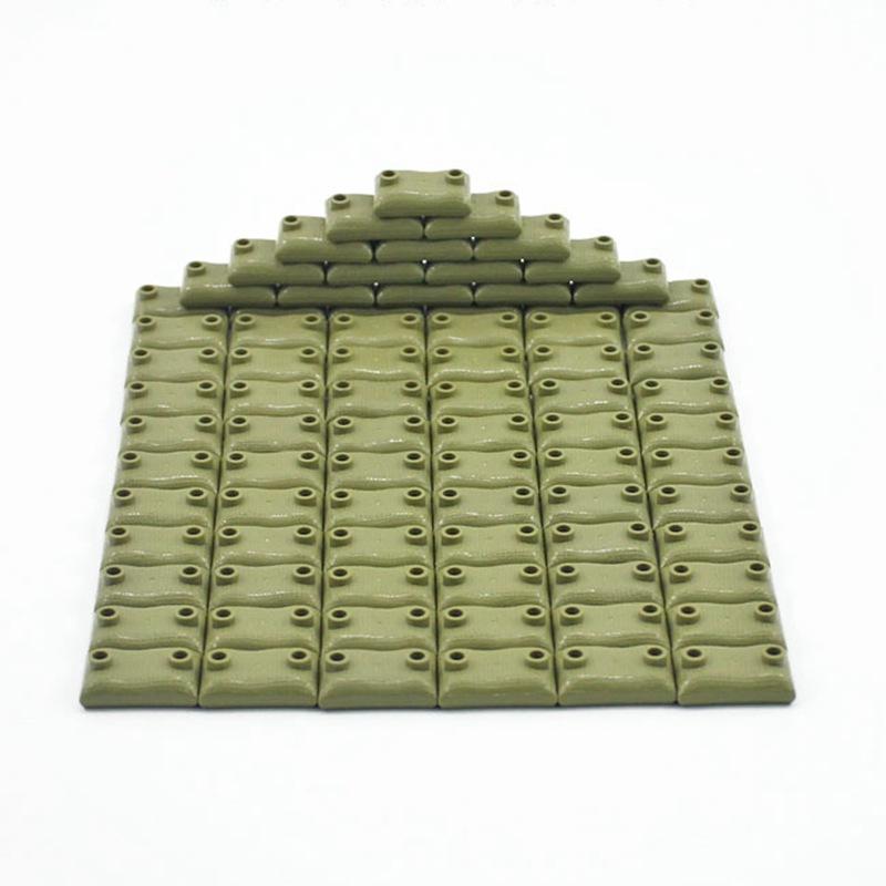 Блокируемая военная сумка для оружия MOC Пистолеты Собаки Парашют Конструктор Игрушки для детей с военными блокируемыми игрушками SWAT