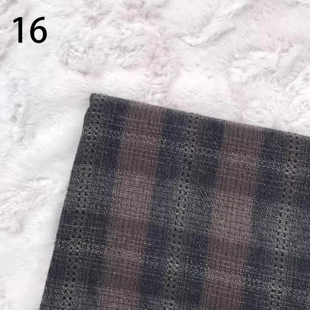 Сделай сам Япония Маленькая группа ткани Ткань, окрашенная пряжей, для шитья Ручная работа Лоскутное шитье Квилтинг Клетка Полоска Горошек Случайный 1 стиль/лот