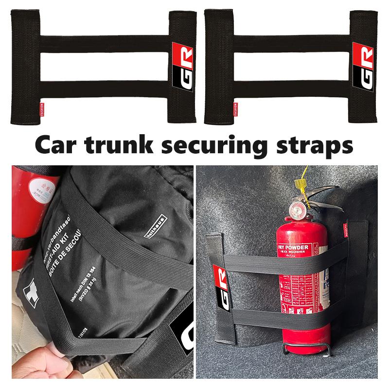 Car Interior Organizer Storage Net Seat Back Fixing Bag Auto Accessories For Toyota GRsport Hilux Aygo Yaris Corolla Rav4 CHR