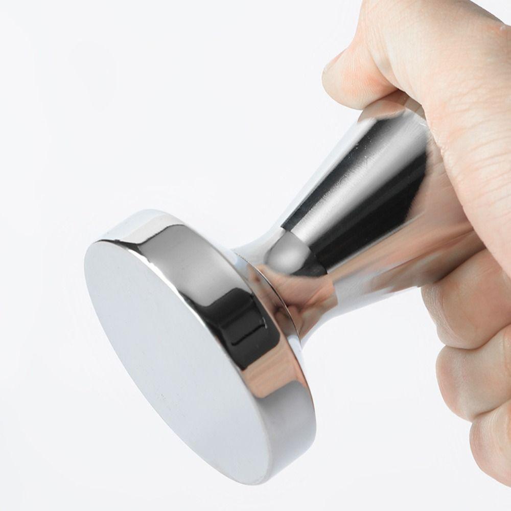 Flat Base Coffee Bean Press 51/53/58MM Coffee Powder Hammer Coffeeware Espresso Tamper Barista