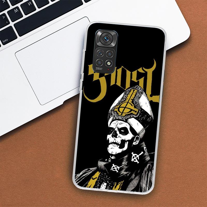 Ghost Papa Emeritus Phone Case For Xiaomi Redmi Note 13 12 12S 11 11S 10 10S 9 9S 11T 11E Pro Plus 8 8T 7 + Coque Cover