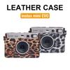 [Film Lab] Instax Mini EVO PU Leather Camera Case Soft Protective Case with Strap CAA46