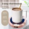 Coffee Mug Warmer with 3 Temperature Settings Constant Heating Coaster Waterproof Auto Shut Off Electric Coffee Cup Warmer