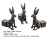 3Pcs Animal Planter Pot Feet Weatherproof Indoor Outdoor Dog Cat Rabbit Flowerpot Holder Riser