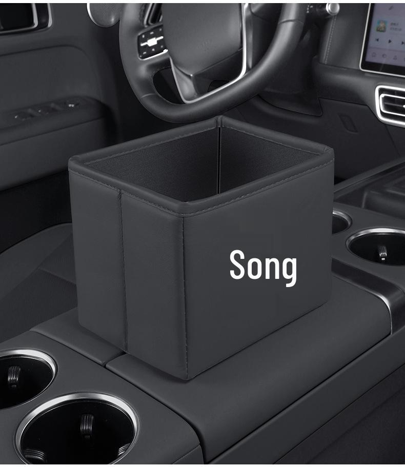 Multifunctional Car Storage & Folding Trash Bin for BYD Song PLUS/L/PRO/EV