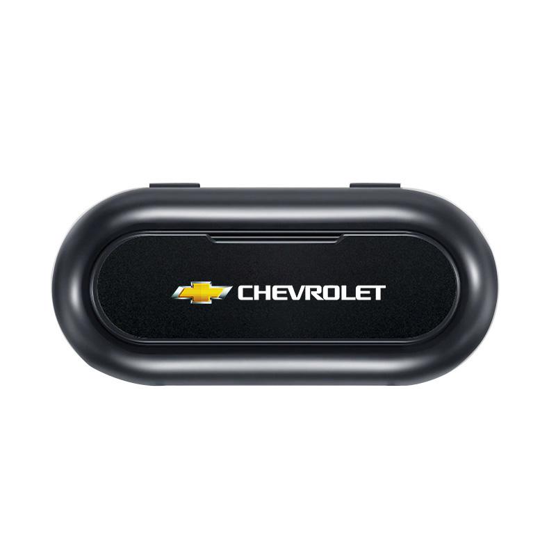 1Pcs Car Sun Visor Glasses Storage Box Holder Organizer Car for Chevrolet Spark Silverado Trailblazer Cruze Captiva Car Stickers