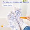 Массажные носки для снятия усталости ног Массажер для физиотерапии Рефлексотерапия Мягкие носки Акупунктурный массажер Уход за ногами для женщин и мужчин