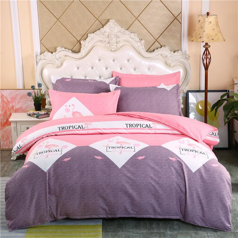 Хлопковый комплект постельного белья для общежития: Комплект из 3 предметов: пододеяльник и простыня на односпальную кровать студента.