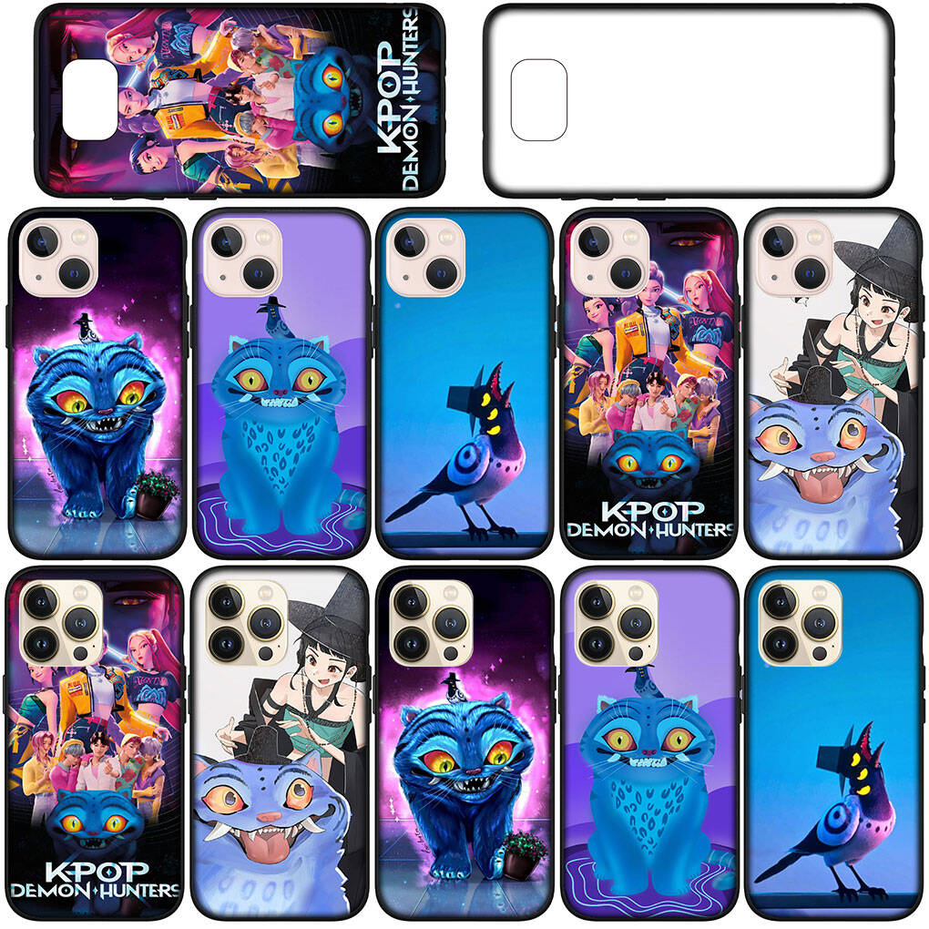 Для Samsung Galaxy S25 S24 S23 iPhone 17 16 15 Xiaomi Redmi Note 14 13 12 Plus Pro Max Чехол для телефона Тигр KPop Mira Демоны Руми Охотники Зои OPPO Huawei