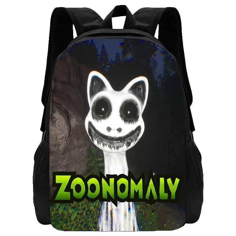 Cute Zoonomaly School Backpack With Fun Prints For Boys And Girls 15 Inch