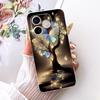 Для Honor 600 Lite Honor600 2026 Милый Цветок Бабочка Кошка Расписной Чехол Для Honor 600 600Lite 5G Мягкий Силикон ТПУ Чехлы для Телефона