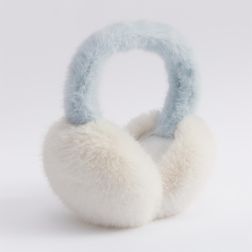 Высококачественные наушники из искусственного меха кролика, теплые зимние наушники, меховые наушники унисекс для взрослых, утепленные, складные