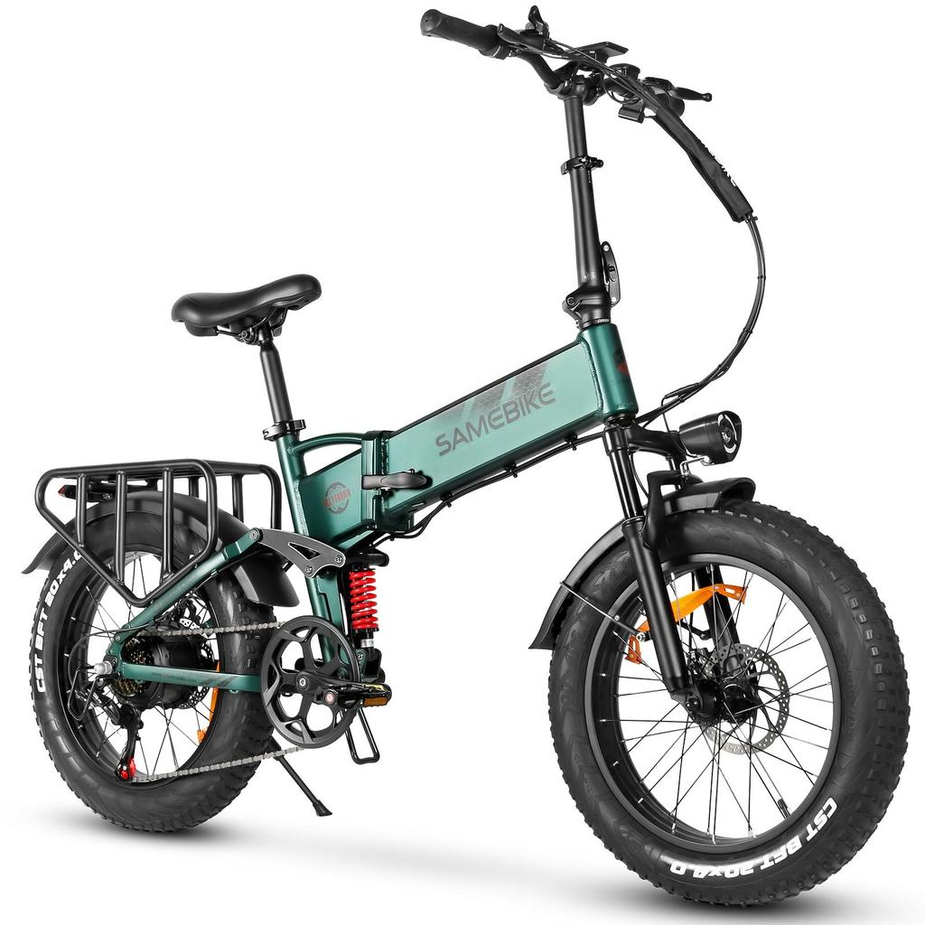 SAMEBIKE Складной электрический велосипед RS-A02 Pro, 20 дюймов, с аккумулятором 48V15AH