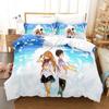 3D Printed Anime Your Lie In April Kaori Miyazono Bedding Set Boys Girls Twin Queen Size Duvet Cover Pillowcase Bed Kids Adult