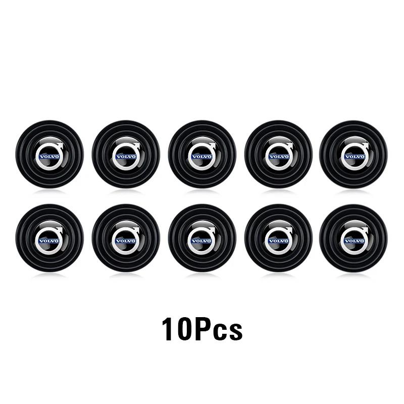 10Pcs Car Door Anti-shock Pad Anti-noise Buffer Gasket Auto Interior For Volvo XC60 XC90 XC40 V60 V40 XC70 V50 S60 S90 EX90 EX30