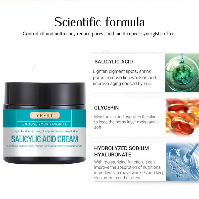 Увлажняющее средство с салициловой кислотой. Улучшение очистки пор. Баланс черных точек. Выделение масла. Антивозрастное отбеливание.