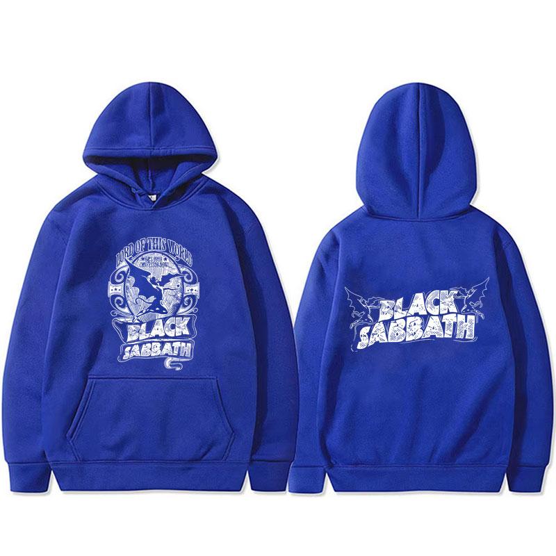 Хеви-метал рок-группа Black Sabbath Оззи Осборн Master of Reality Lord of This World Худи мужское винтажное оверсайз