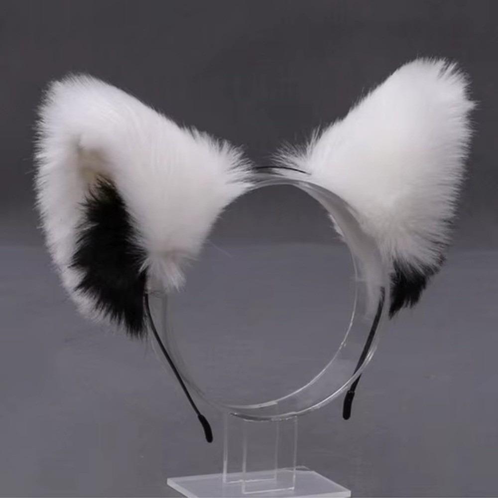 Lolita Plush Hair Band Anime Furry Cosplay Headwear Fashion Cat Ears Headband Girls