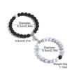 Friendship Couple Love Valentine'S Day Bracelet Heart-Shaped Magnetic Beaded Couple Bracelet