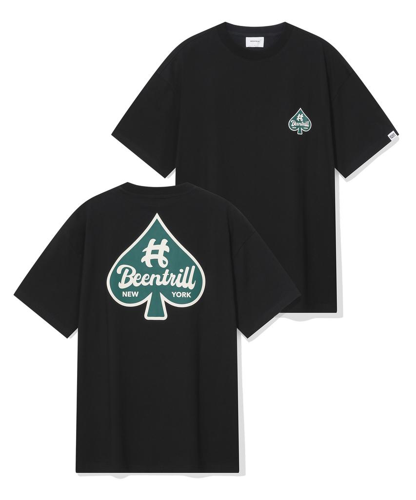 Футболка BEENTRILL Spade Hashtag (черный)