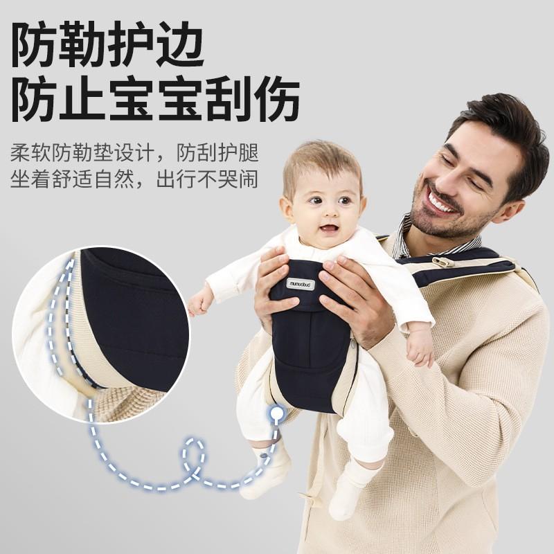 Ergonomic Baby Carrier Infants 3-36 Months Lightweight Adjustable Hip Seat Back Carry Multi-Position Hands-Free Babywearing