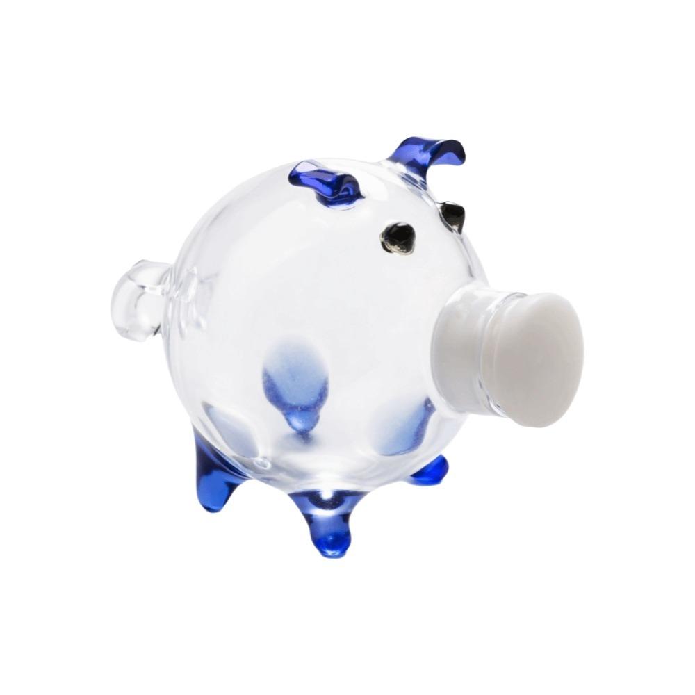 Visible Pig Shape Piggy Bank Cartoon Golden Beans Container Delicate Piggy Money Bank  Home Decor