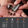 Titanium Waterproof Survival Pill Case EDC Gear Camping Hiking Outdoor Emergency Kit