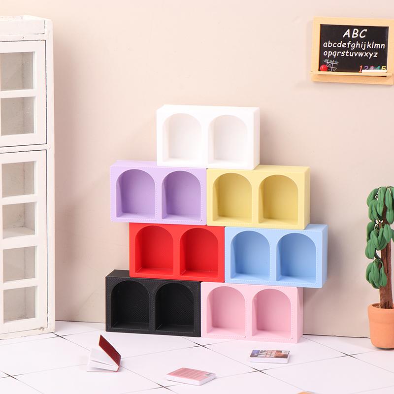 1/12 Кукольный домик Настенный шкаф Шкаф для хранения Модель книжного шкафа Кукольный дом Мини-мебель Декор Кукольные аксессуары Микросцена Декор