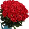 5Pcs Artificial Flowers Bouquet Red Velvet Fake Rose Flower for Wedding Home Table Decoration Christmas Tree Decor Valentine's
