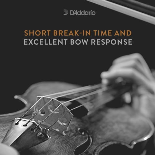 D'Addario Kaplan Amo Violin Strings, KA310, 1/2 Meter, Medium Tension Set