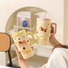 Large Capacity Ceramic Milk Cup Household Cute Drinking Cup Mug Birthday Gift Cup