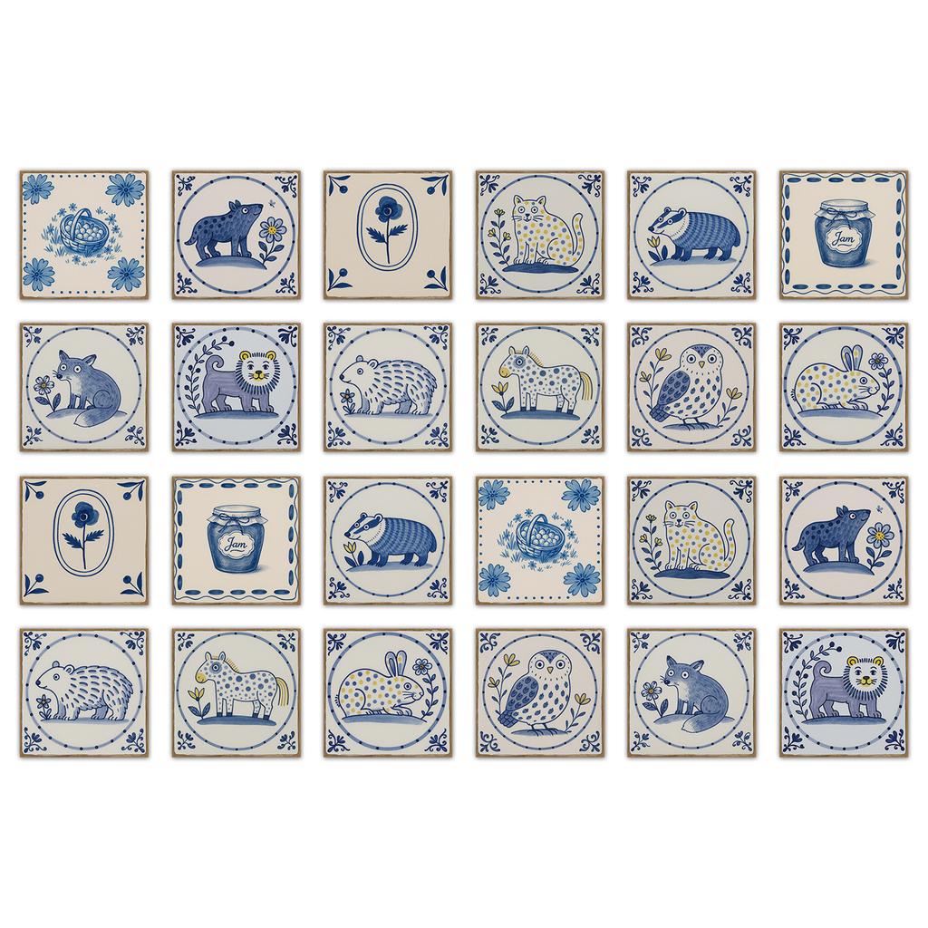 24 шт. Наклейка на стену в европейском стиле под плитку, самоклеящаяся, для кухни, ванной комнаты, декоративные наклейки на плитку, глянцевые хрустальные наклейки на стену