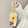 Applicable To Apple 15 Mobile Phone Case Iphone14pro Cherry Doll Card Bag Lanyard 13 Full Package Anti-fall 12 Niche X