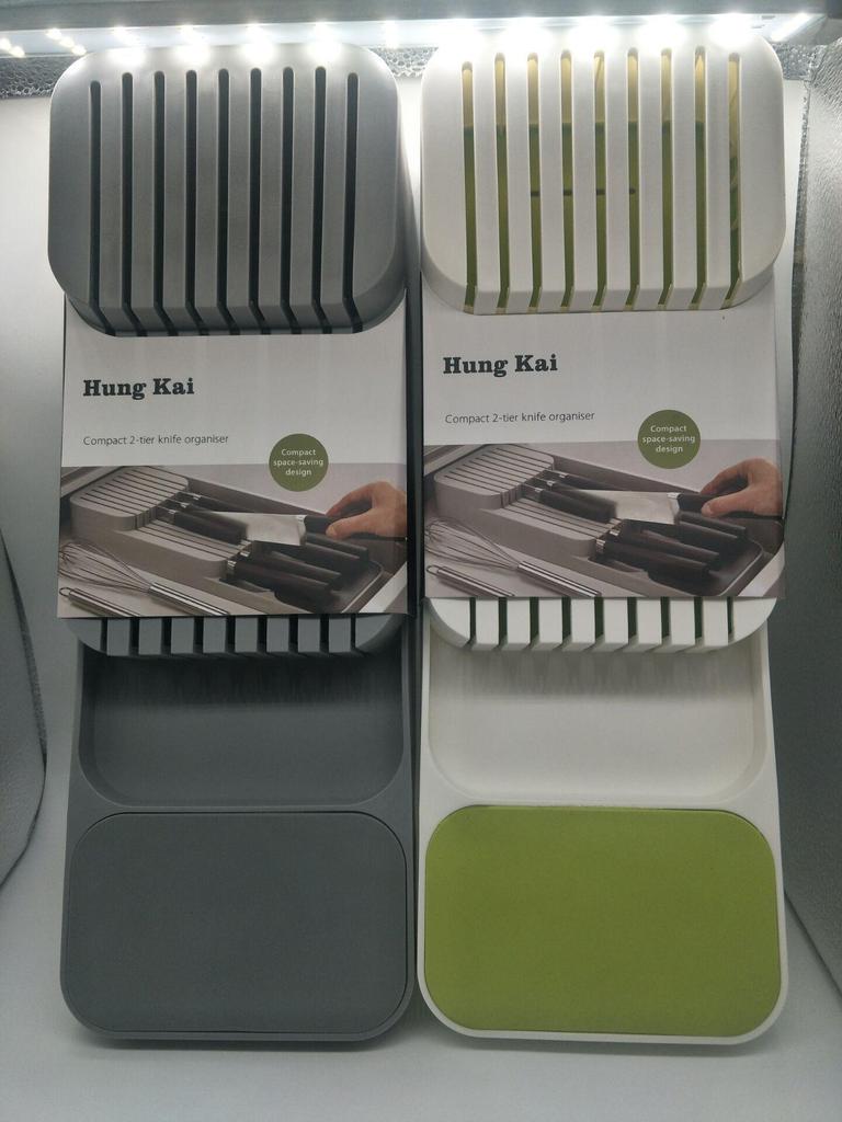 Расширяемый лоток-органайзер для кухонных ножей