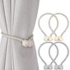 European Style Magnetic Curtain Tiebacks Decorative Drape Tie Backs Holdback Holder For Home Office Decorative Living Room Design