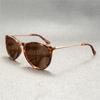 3PCS  Retro Male Round Sunglasses Women Men Brand Designer Cat Eye Sun Glasses Alloy Mirror