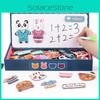Puzzle Magnetic Wooden Toys Children Ages Animal Dress Up Educational Fun Gift