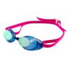 Swans Sniper Racing Swimming Navy with Flash Yellow for Ages 12 and FINA Certified SR-10M NAV/Y Goggles, Mirror, Up,